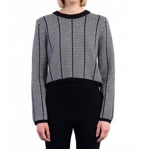 NEW MOLLY BRACKEN clara knitted sweater in black